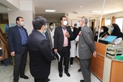 بازدیدسرپرست دانشگاه علوم پزشکی شیراز از بیمارستان امام جعفر صادق (ع) سعادت شهر