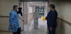 بازدید رئیس شبکه بهداشت ودرمان از یمارستان امام جعفر صادق (ع) پاسارگاد