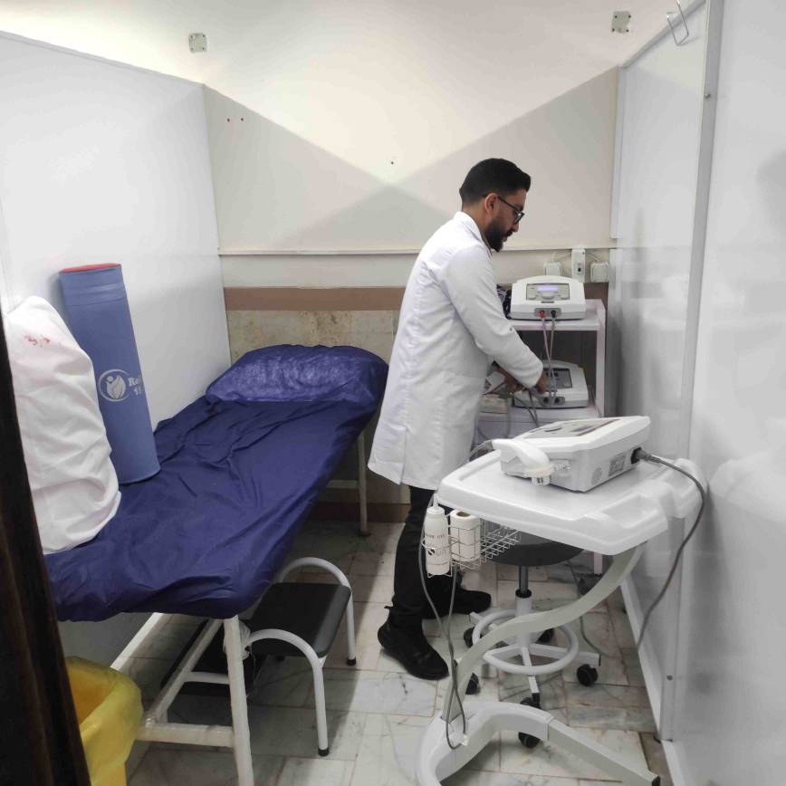 بخش فیزیوتراپی بیمارستان آماده خدمت رسانی به همشهریان شهرستان پاسارگاد