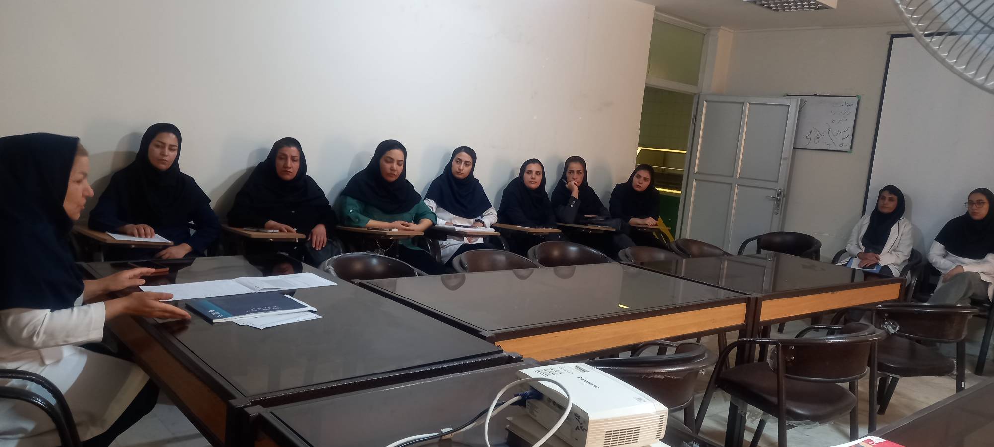 برگزاری کلاس آموزشی مدیریت بحران در بیمارستان امام جعفر صادق (ع) پاسارگاد
