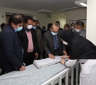 بازدیدسرپرست دانشگاه علوم پزشکی شیراز از بیمارستان امام جعفر صادق (ع) سعادت شهر