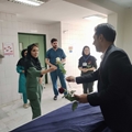 تقدیر جامعه ورزشی پاسارگاد از پرستاران بیمارستان امام جعفر صادق(ع) 