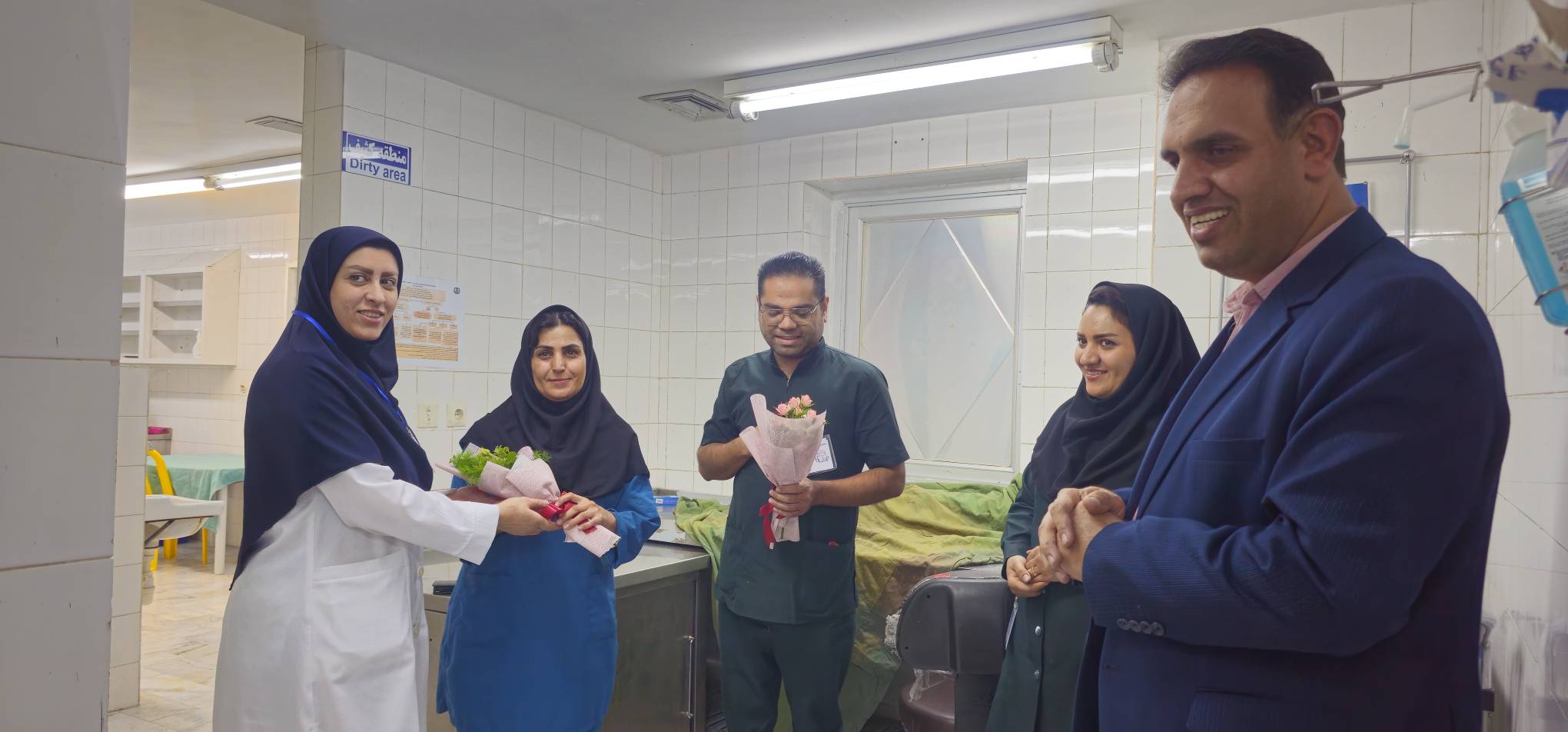 گرامیداشت هفته جهانی استریل مرکزی در بیمارستان امام جعفر صادق(ع) پاسارگاد