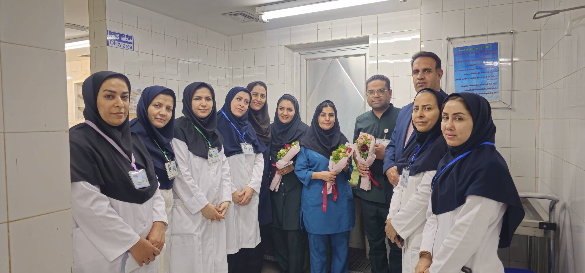 گرامیداشت هفته جهانی استریل مرکزی در بیمارستان امام جعفر صادق(ع) پاسارگاد